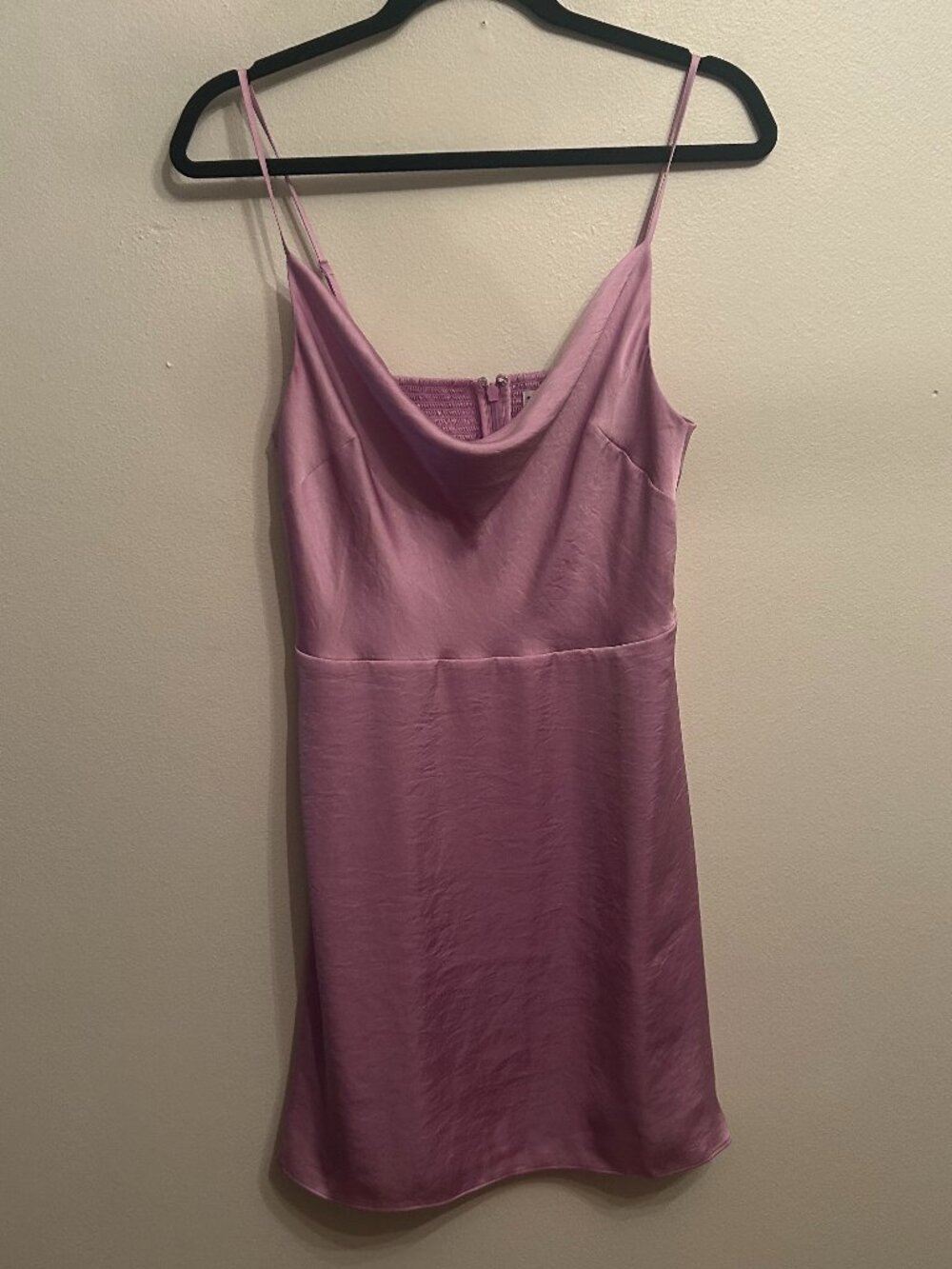 Sunday Best Pink Cowl Neck Mini Dress M